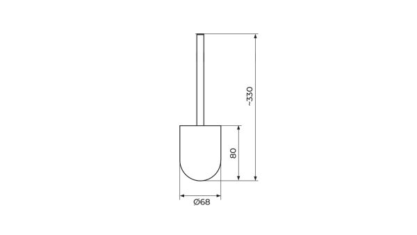 Četka za WC JM908K - Image 2